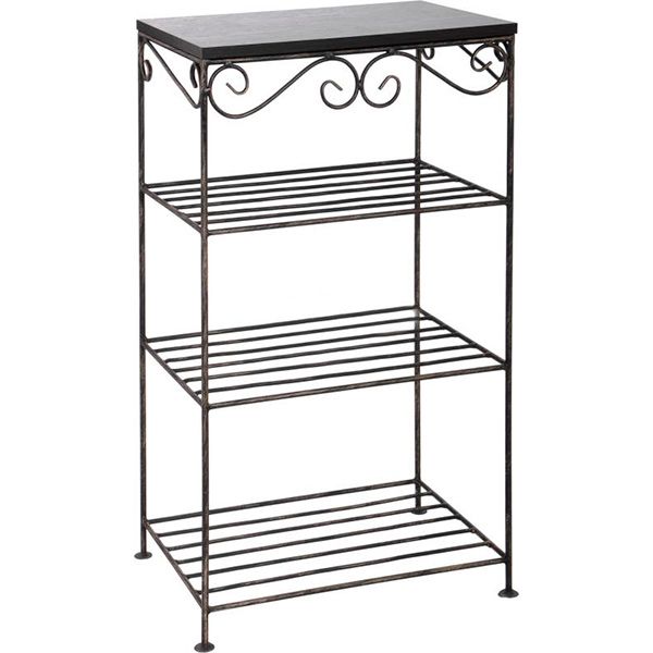 Подставка для обуви Метал Арт Дубай 350x500x850 мм черный 