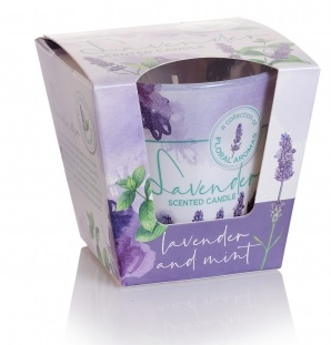 Свеча ароматическая Bartek Candles Лаванда (115 г) 