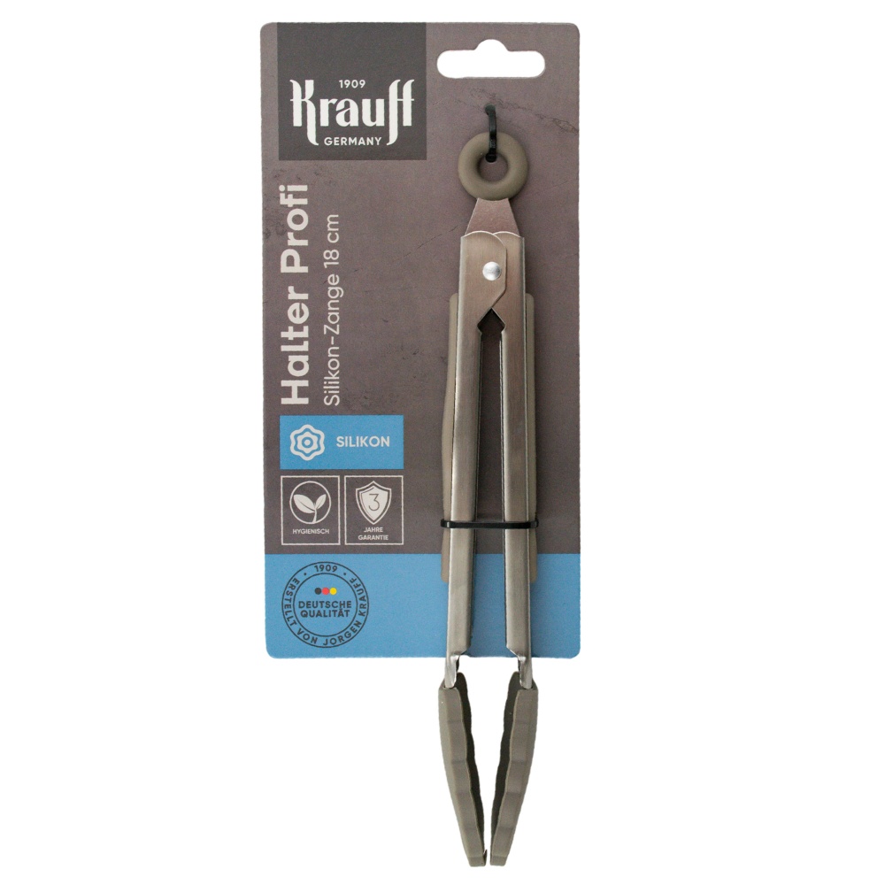 Щипцы кухонные Halter Profi 20,5 см серый беж 29-305-120 Krauff