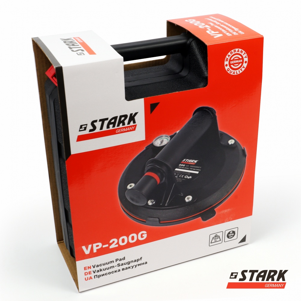 Присоска для скла Stark вакуумна з манометром VP-200G 180500021