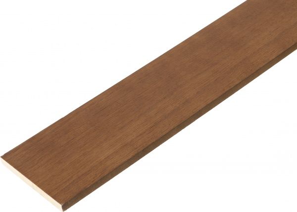 Доборная планка шпонированная 2050x100x10 мм орех классический