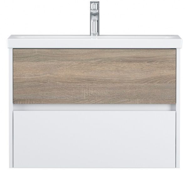 Тумба подвесная AM.PM M91-FHX0752-WC0752WF38GEMS75см белый глянец/дерево