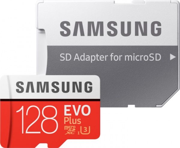 Карта пам'яті Samsung microSDXC 128 ГБ UHS-I Class 3 (U3) (MB-MC128HA/RU) EVO Plus V2 
