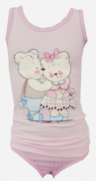 Комплект для девочек Bibo р.80 розовый 36134