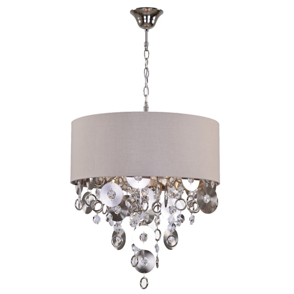 Люстра подвесная Victoria Lighting 6x40 Вт E14 хром Rafaela/SPL6 