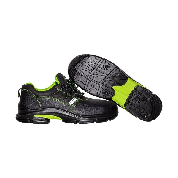 Полуботинки рабочие Sizam Houston р.42 36186 черный с салатовым