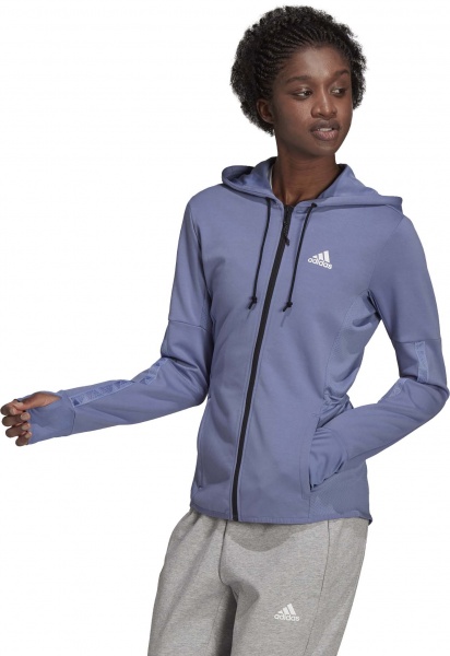 Джемпер Adidas W MT HD TT H10178 р. XS фіолетовий