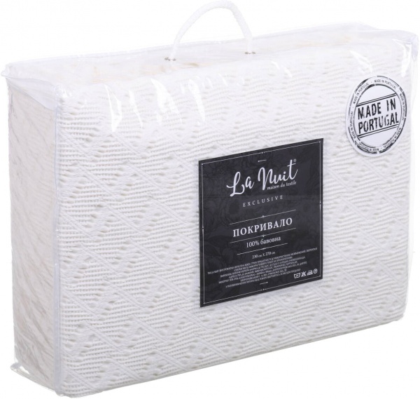 Покрывало Obidos 230x270 см La Nuit айвори 