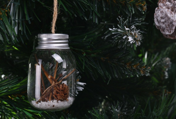 Ялинкова іграшка у формі банки 40х40х65 мм ABR800320 