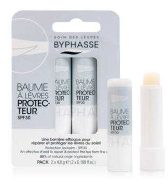 Бальзам для губ для губ Byphasse Захист 2 шт 4,8 г