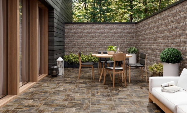 Плитка Cersanit Гастон браун 42x42 