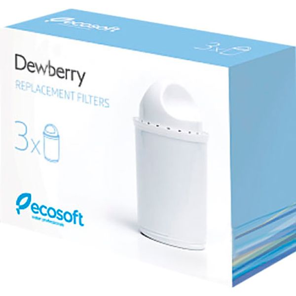 Комплект картриджів Ecosoft змінних для фільтра-глечика Dewberry 3 шт. 