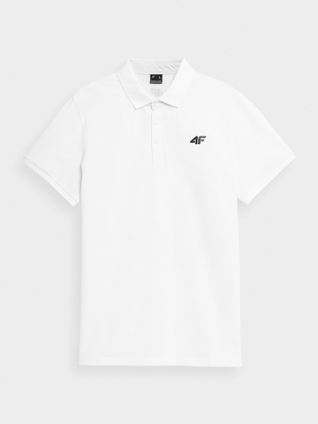 Поло 4F POLO SHIRT M039 4FSS23TPTSM039-10S р.3XL белый
