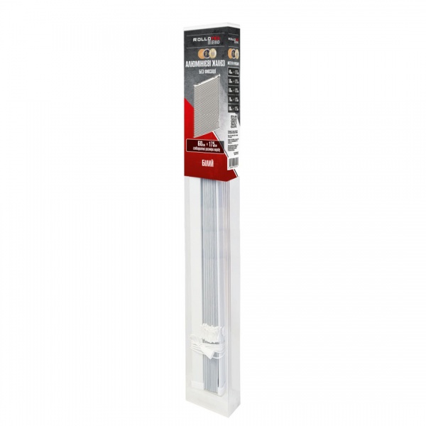 Жалюзи Rollotex Алюминиевые горизонтальные 60х175 см белый 