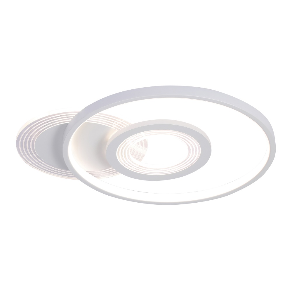 Люстра стельова Miorro LED Vesta з пультом ДУ метал/пластик 1x48 Вт LED-модуль білий 51-311-086