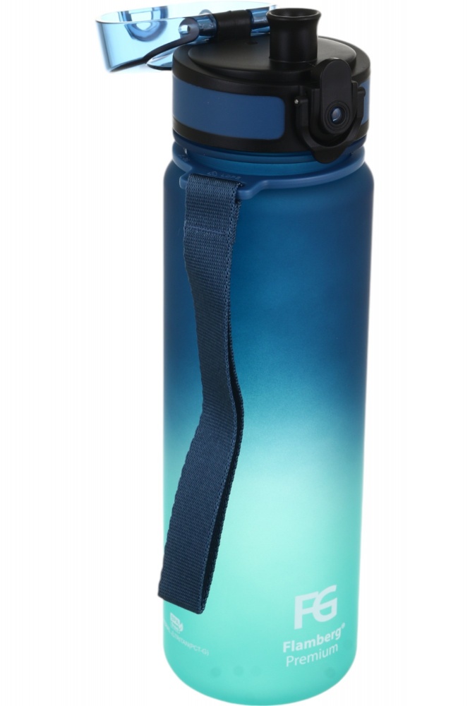 Пляшка для води Flamberg Premium Fusion 500 мл синій із блакитним