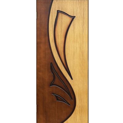 Дверь межкомнатная Лючия 80 см дуб/орех глухое