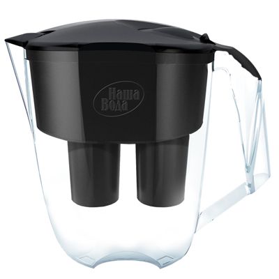 Фильтр-кувшин Наша Вода Duo 5 л черный