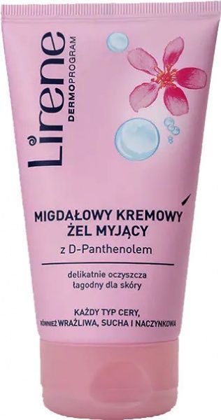Крем-гель день-ночь Lirene Миндальный очистительный с Д-пантенолом 150 мл