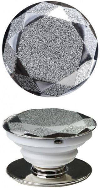 Тримач для телефона Pop 024 Luxe Cube срібний