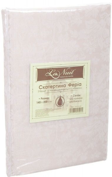 Скатерть Ферия 145x200 см бежевый La Nuit 