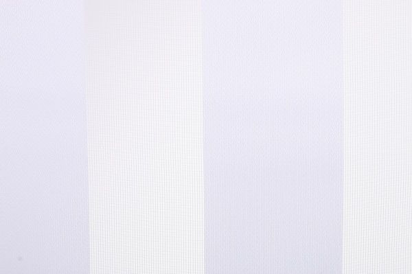 Тканина тюлева смужки на сітці 300 см біла 
