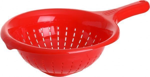 Друшляк 122 з ручкою червоний Lamela