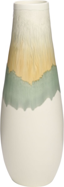 Ваза керамічна світло-зелена 46 см Bernardo