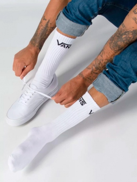 Носки Vans CLASSIC CREW VN000XRZWHT1 р.one size белый