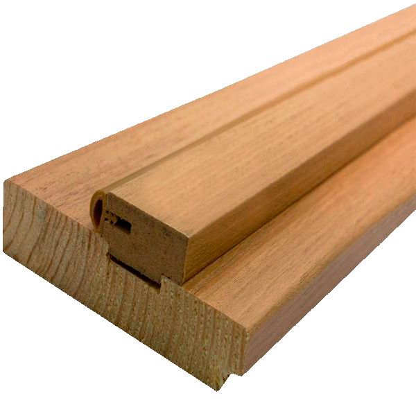 Дверная коробка ОМиС под добор 80x33 мм дуб тобакко