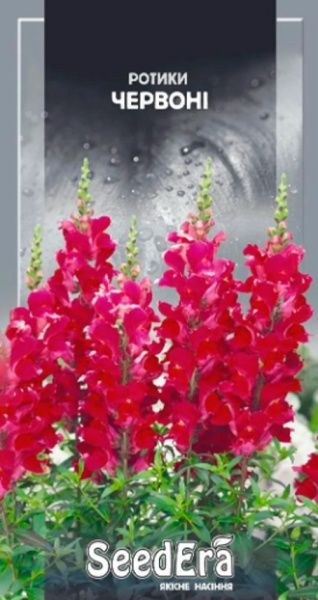 Насіння Seedera Квіти Ротики садові червоні 0,2 г