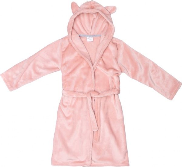 Халат детский для девочки Білтекс с ушками р.122 розовый 