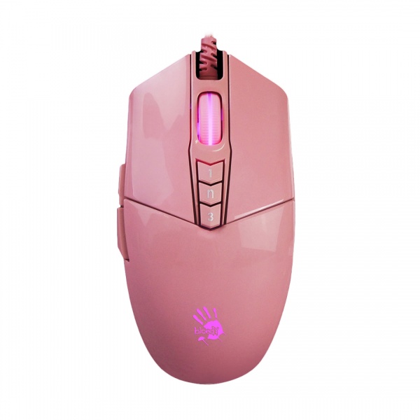 Мишка A4Tech P91s Bloody (Pink), ігрова, з активованим ПЗ, RGB 