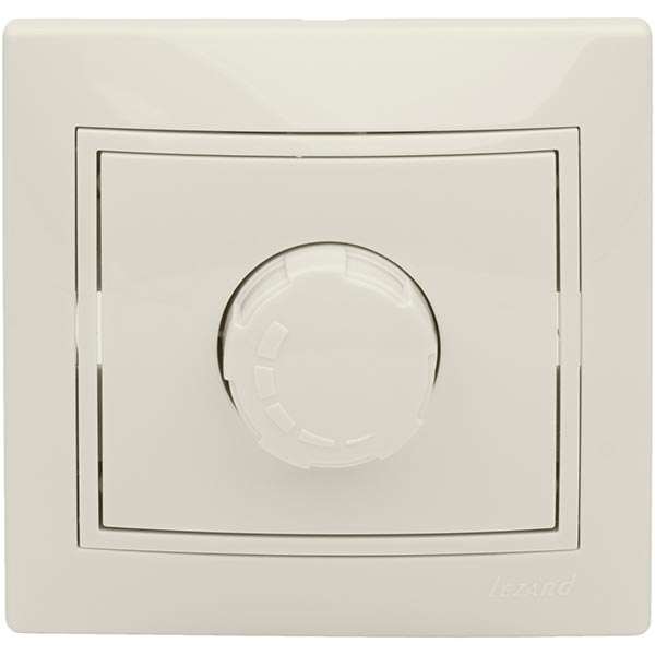 Светорегулятор поворотный Lezard MIRA 10 А 250 В 800Вт IP20 кремовый 701-0303-115