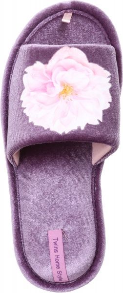 Капці домашні Twins велюрові HS-VL р. 36/37 ліловий 