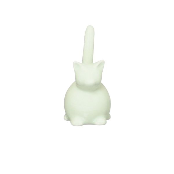 Подставка для украшений Котенок салатовый 