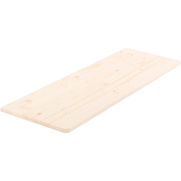 Полиця з хвойних порід 1000x300 мм дерево світле 