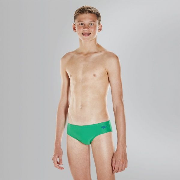 Плавки Speedo Essential Boys Logo Brief 8-05533C219 р.30 зеленый