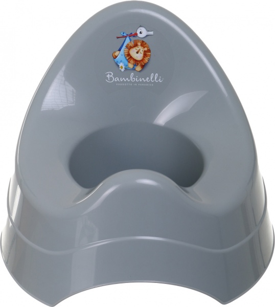 Горшок детский Bambinelli серый 29х29х22 см