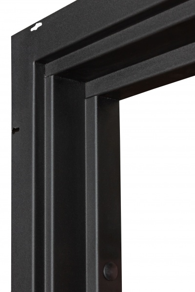 Двері вхідні Булат К-8 (квадро) 539/237 mamba morion / рустик авиньйон блан 2050x850 мм праві