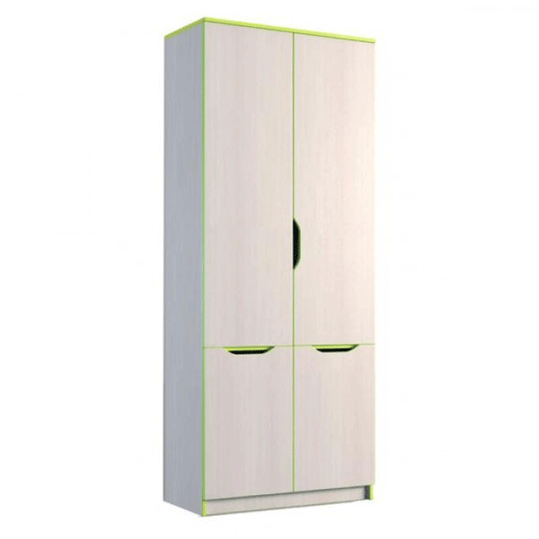 Шафа книжкова Фенікс 800 Маттео 4Д 800х400х2100 мм дуб молочний