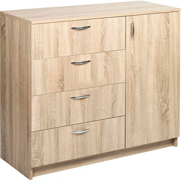 Комод Ровер-Ресурс К-4+1 1000x900x380 мм дуб сонома трюфель