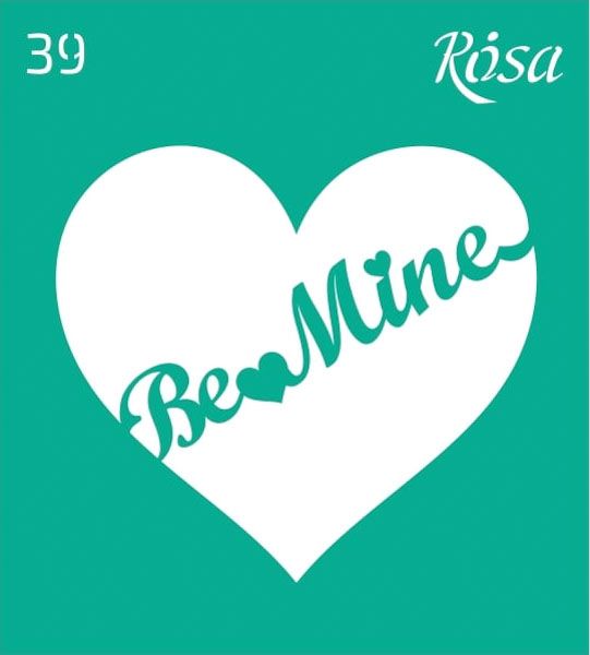 Трафарет багаторазовий самоклейкий №39 3625139 90х100 мм Rosa Talent