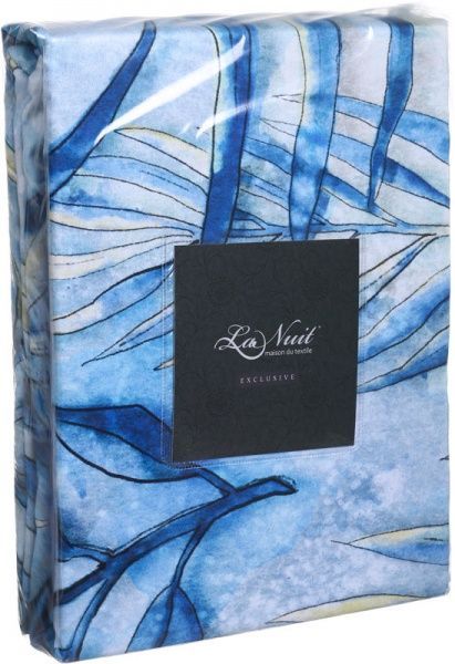 Комплект постільної білизни Exclusive Blue 1.5 блакитний La Nuit 
