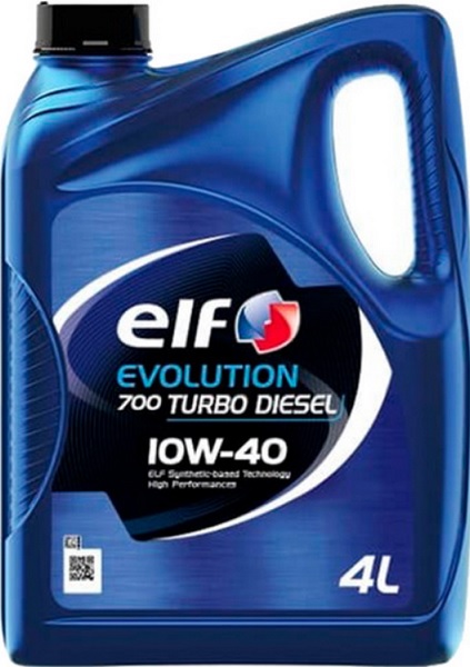 Моторне мастило Elf Evolution 700 Turbo Diesel 10W-40 4 л — фото 1