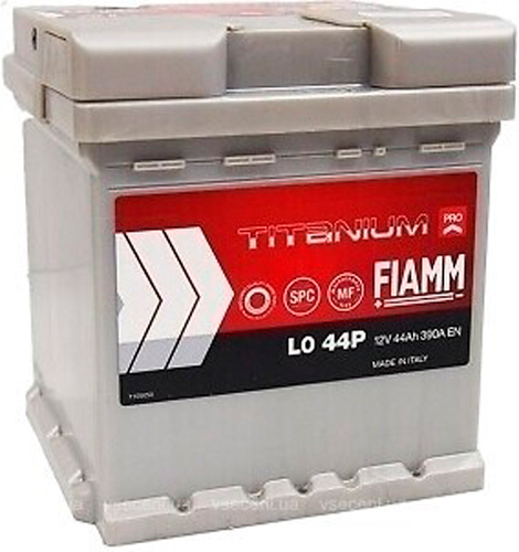 Аккумулятор автомобильный Fiamm Titanium Pro 44Ah 390A 12V «+» справа (7905140)