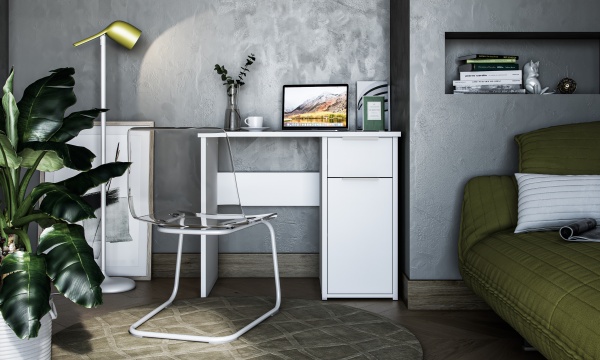 Стол письменный Грейд Туле 900х752х500 мм белый 