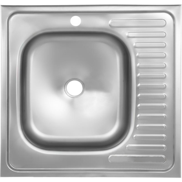 Мойка накладная Family z6604R 60x60 см чаша слева