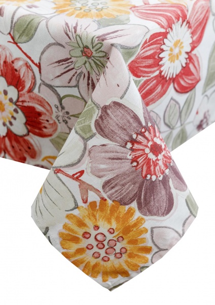 Скатерть Sun цветы 136x180 см Прованс 