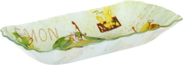Блюдо прямокутне Лимон 23x12 см S440609 
